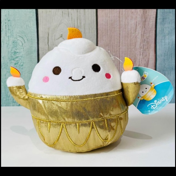 NWT Squishmallows Disney The Beauty And The Beast Lumiere & Belle Bundle 7” - Picture 4 of 7